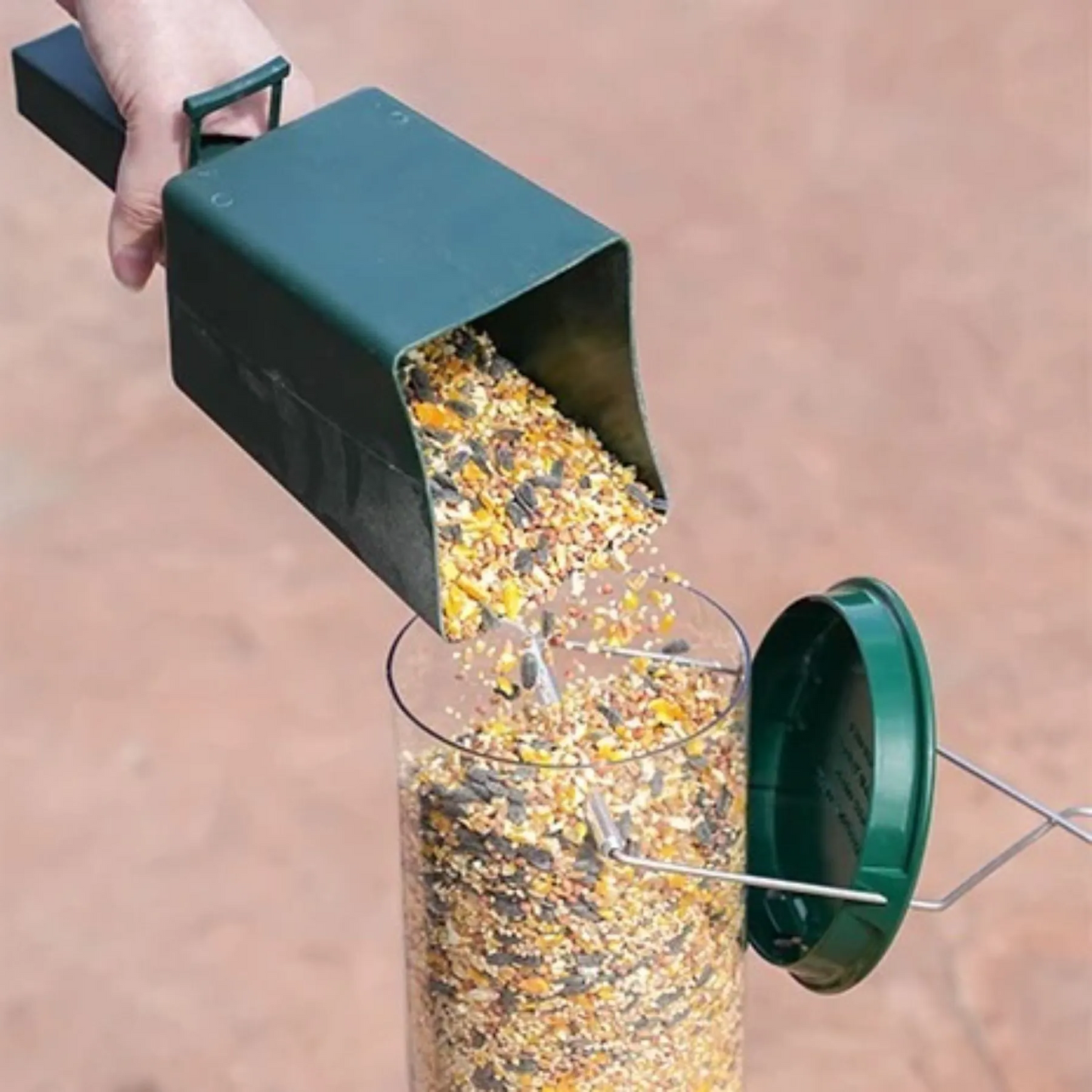 Premium Bird Feeder with Squirrel Deterrent System