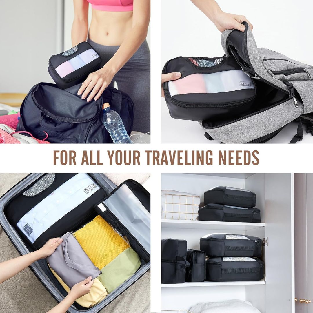 Premium Set Packing Cubes for Travel