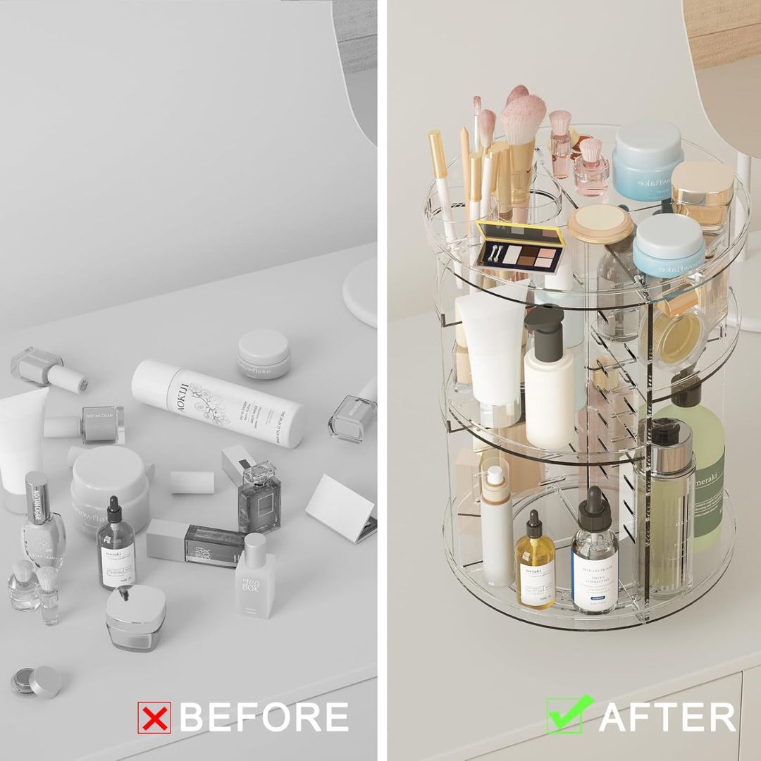 Premium Rotating Makeup Organizer