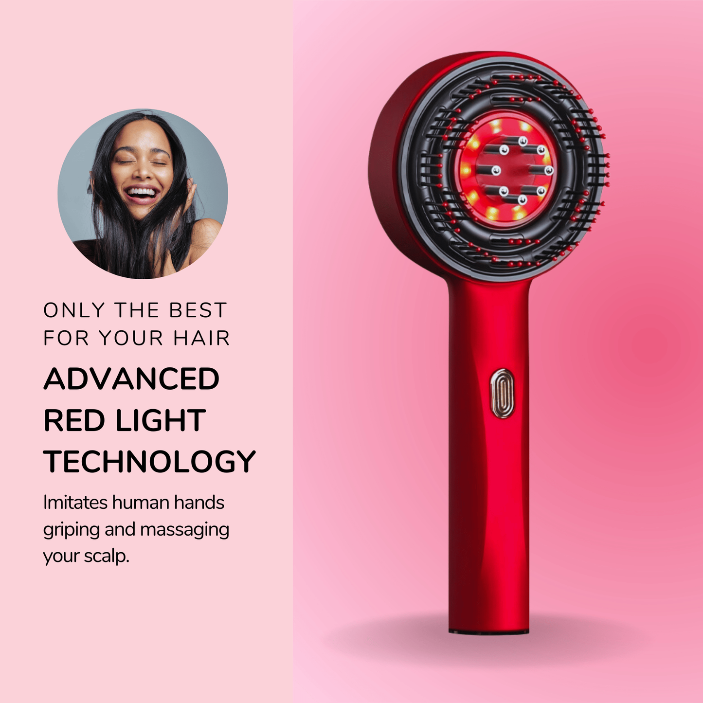 Premium Red Light Scalp Massager