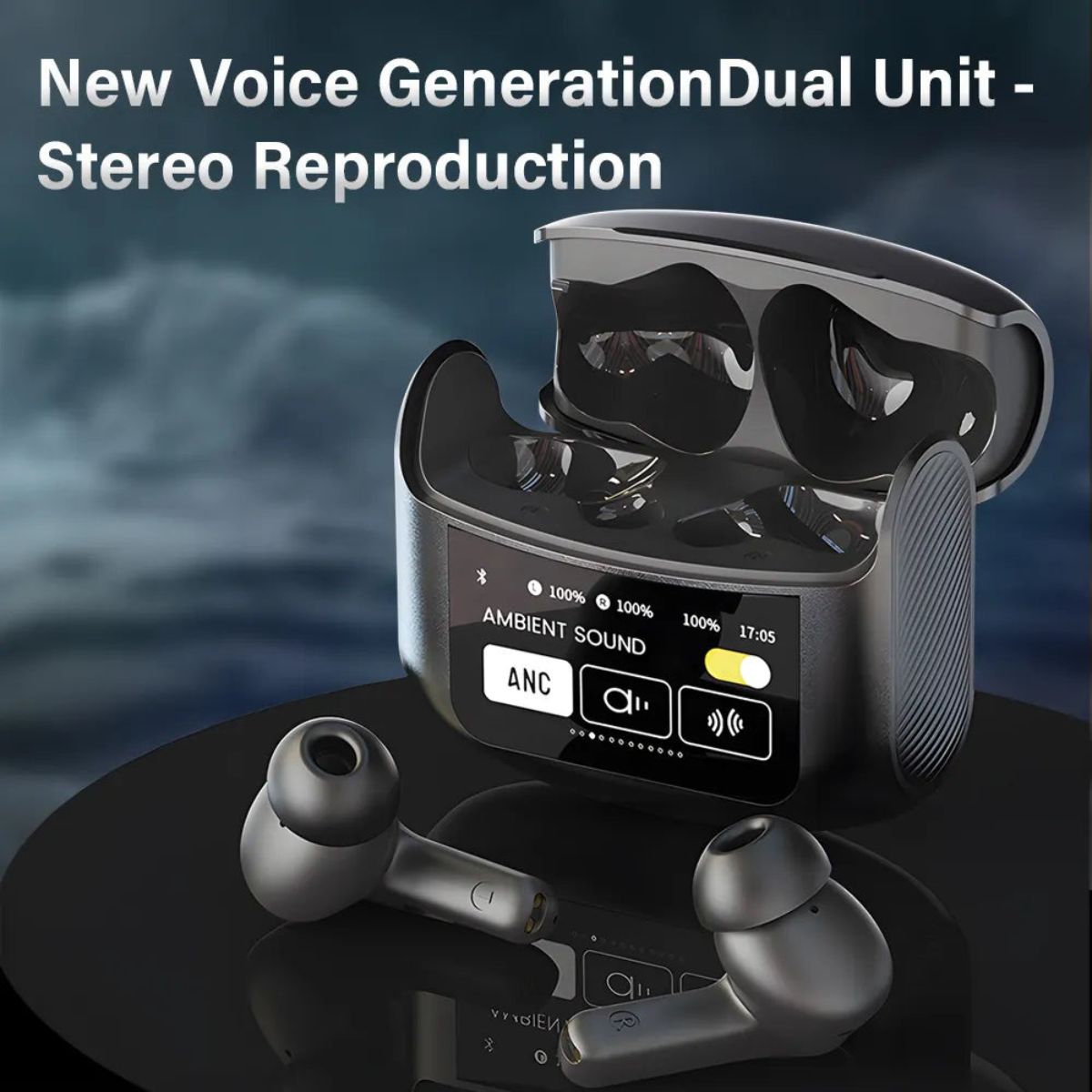 Premium Active Noises Cancellation Touch Screen Earbuds