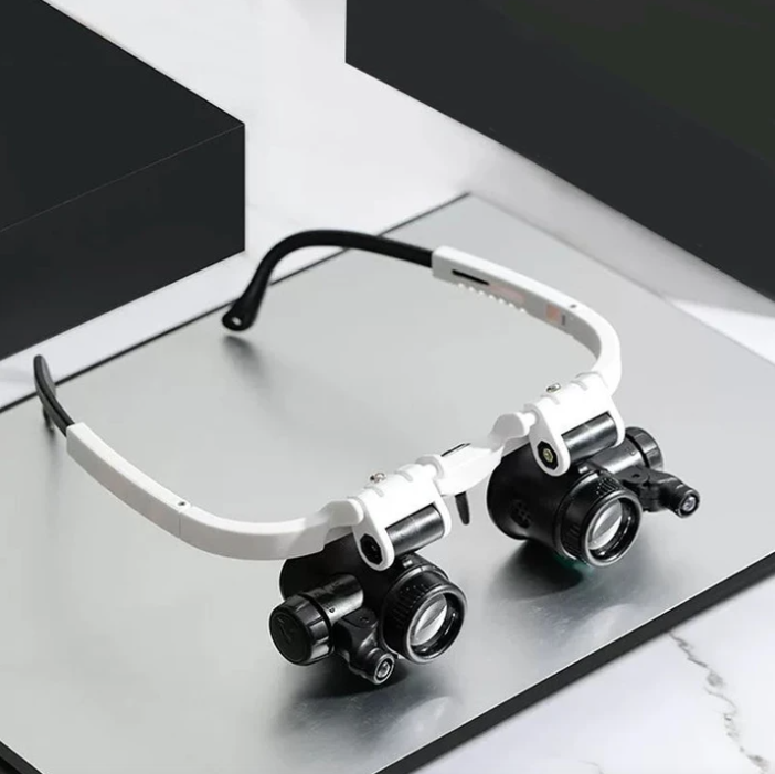 Premium LED Magnifying Glasses with Adjustable Zoom