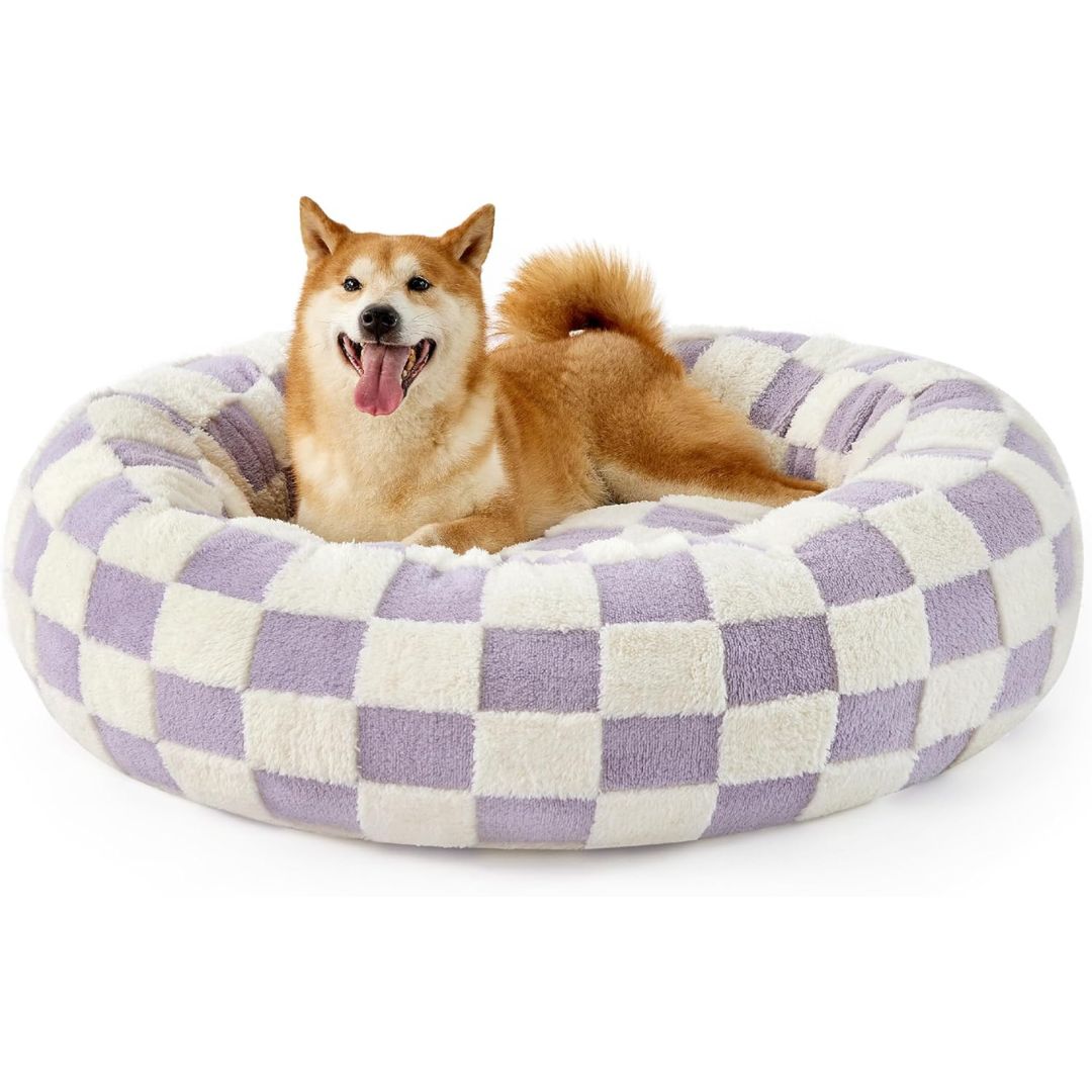 Premium Round Donut Dog Bed