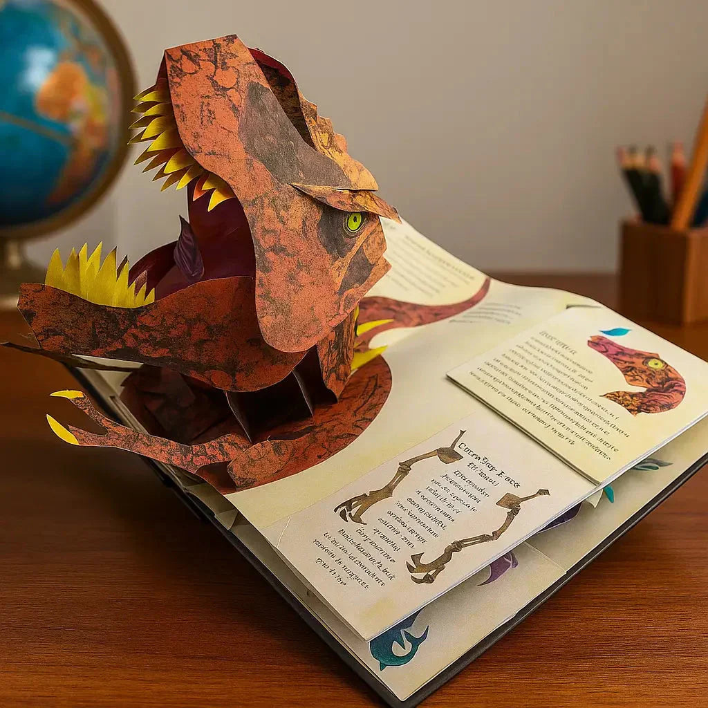 Premium Interactive Dinosaur Pop Up Book for Kids