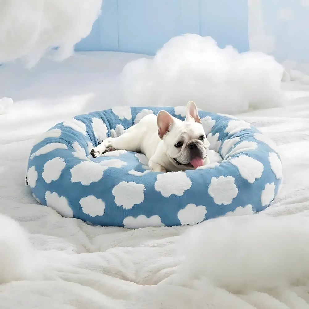 Premium Round Donut Dog Bed