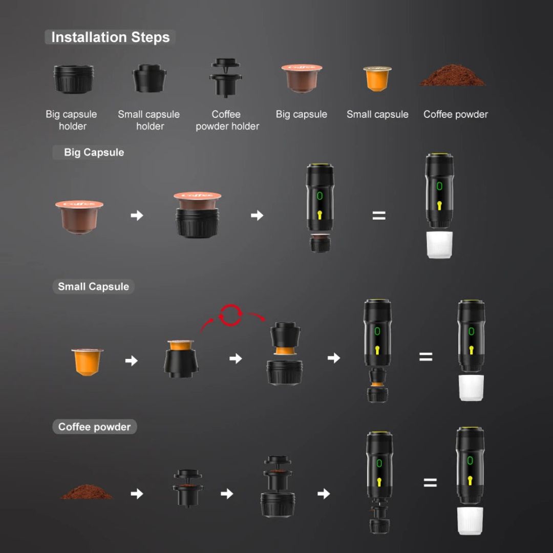 Premium Handheld Espresso Machine