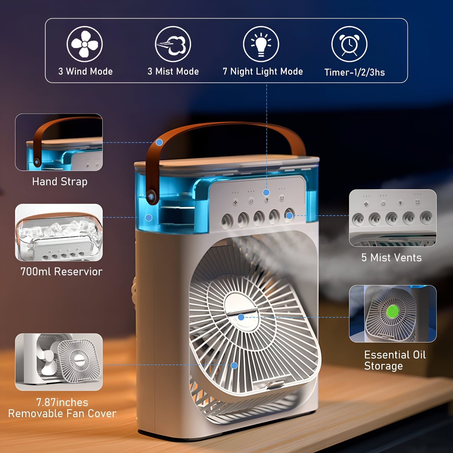 Premium in 1 Air Cooler Humidifier
