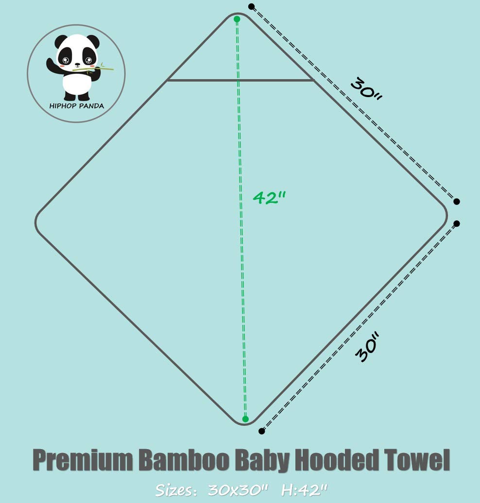 Premium Hooded Baby Towel - Soft Bath Towel with Bear Ears for Babie, Toddler, Infant - Ultra Absorbent