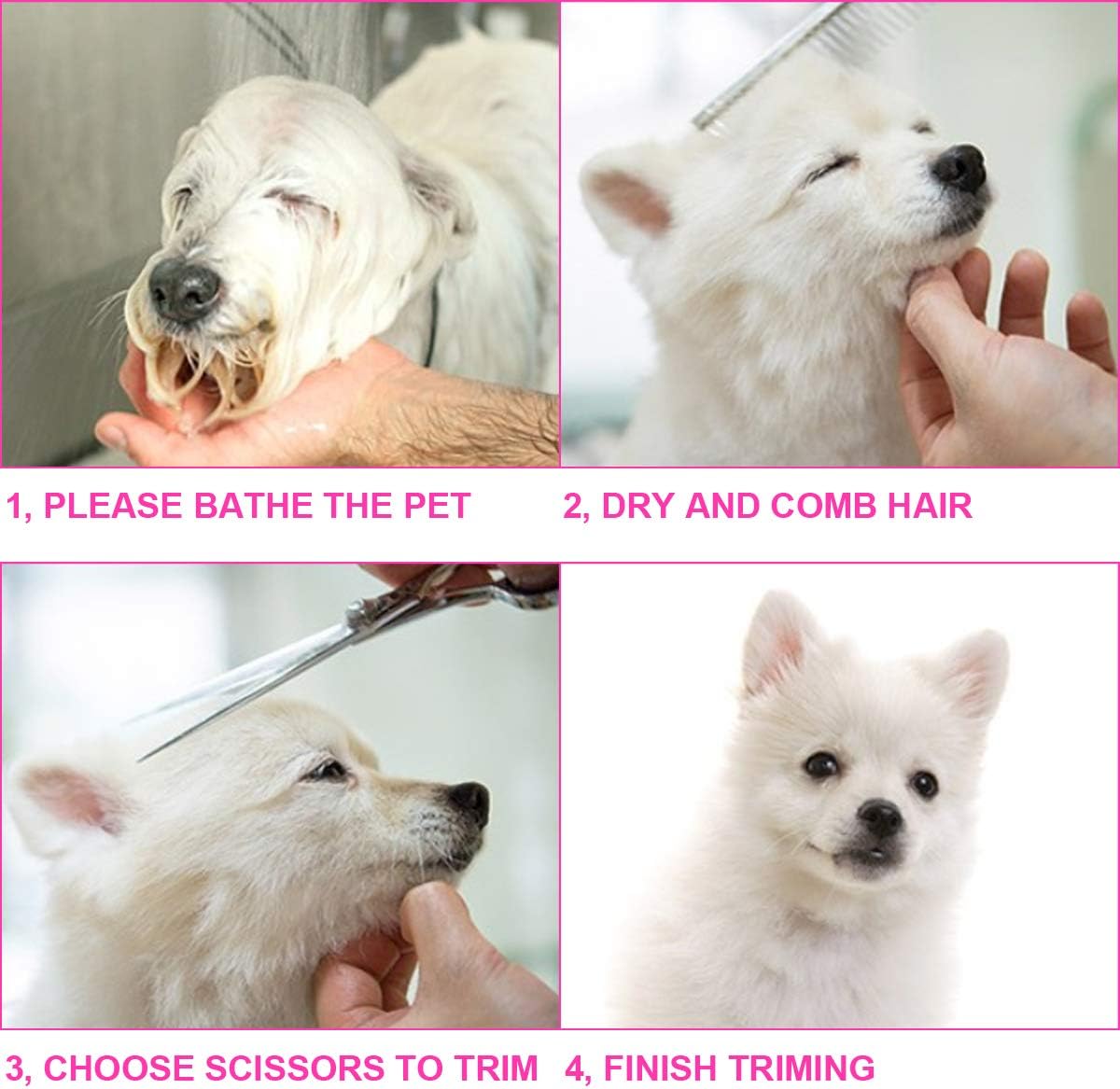 Premium Dog Grooming Scissors Kit