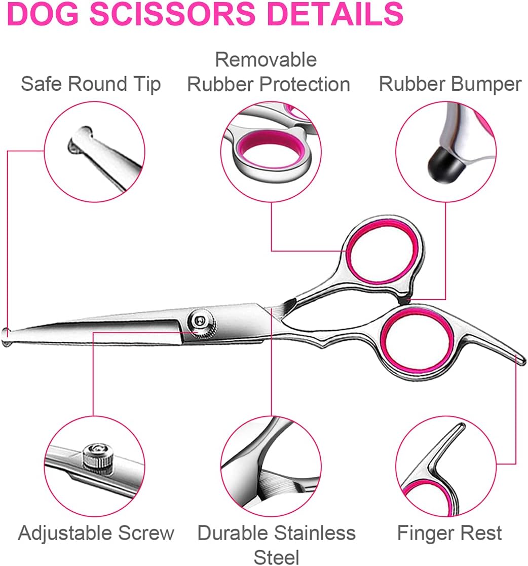 Premium Dog Grooming Scissors Kit