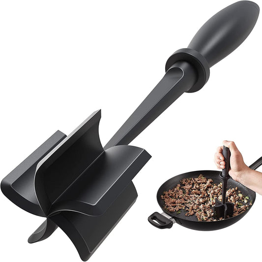 Premium Chopper, Hamburger Chopper, Premium Heat Resistant Masher and Smasher for Hamburger Meat