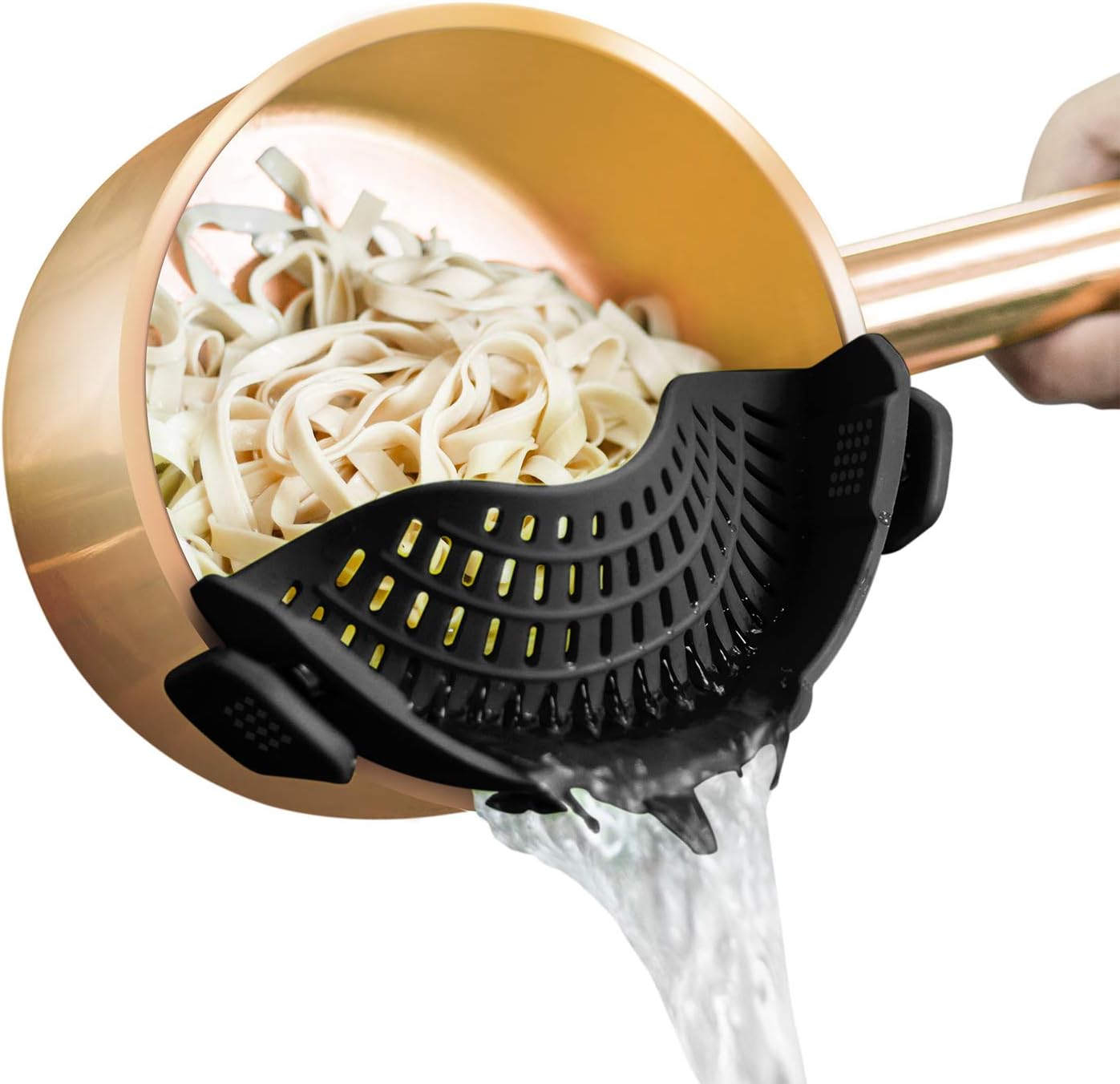 Premium On Strainer Silicone for All Pots and Pans