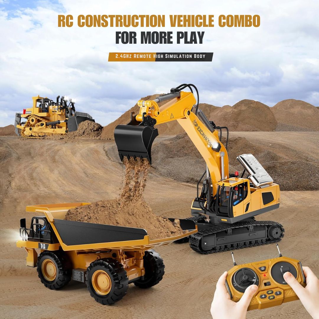 Premium Controlled Machinery - ConstructPro - Sensory Toys