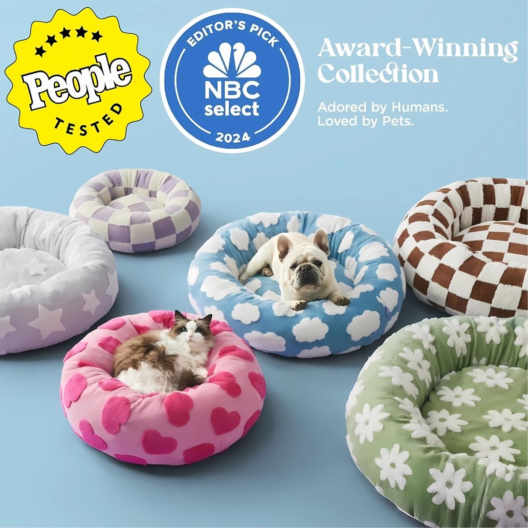 Premium Round Donut Dog Bed
