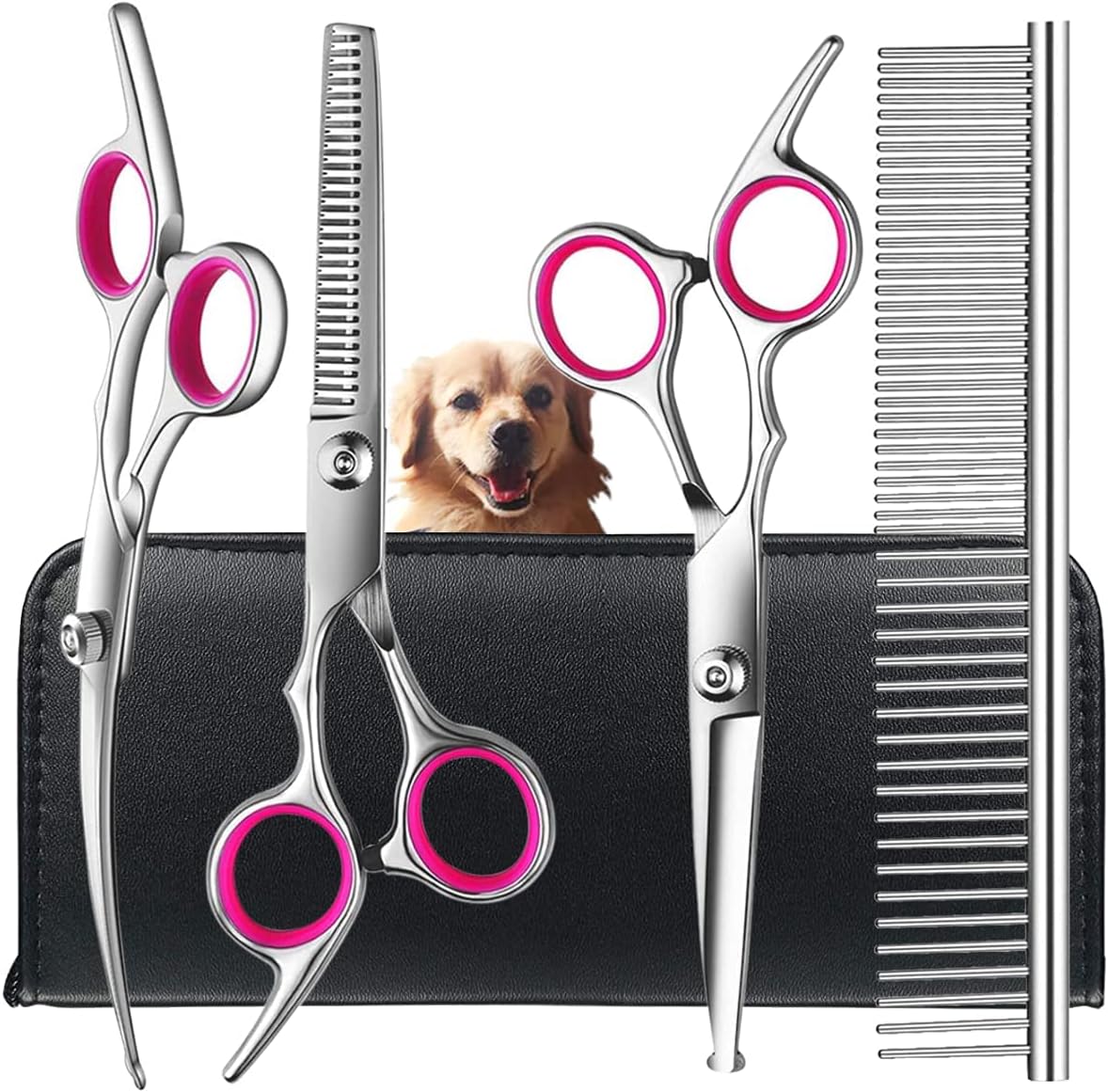 Premium Dog Grooming Scissors Kit