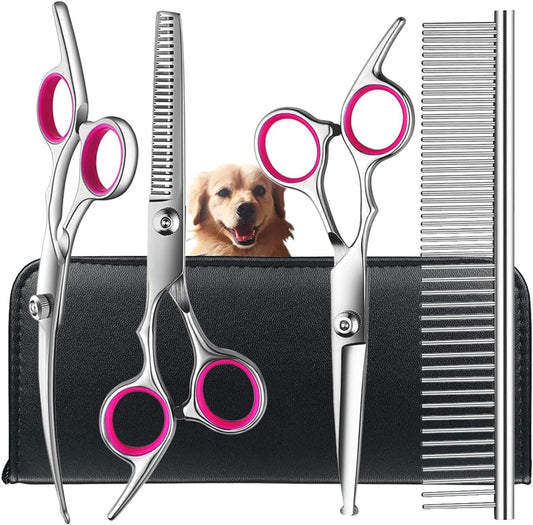 Premium Dog Grooming Scissors Kit