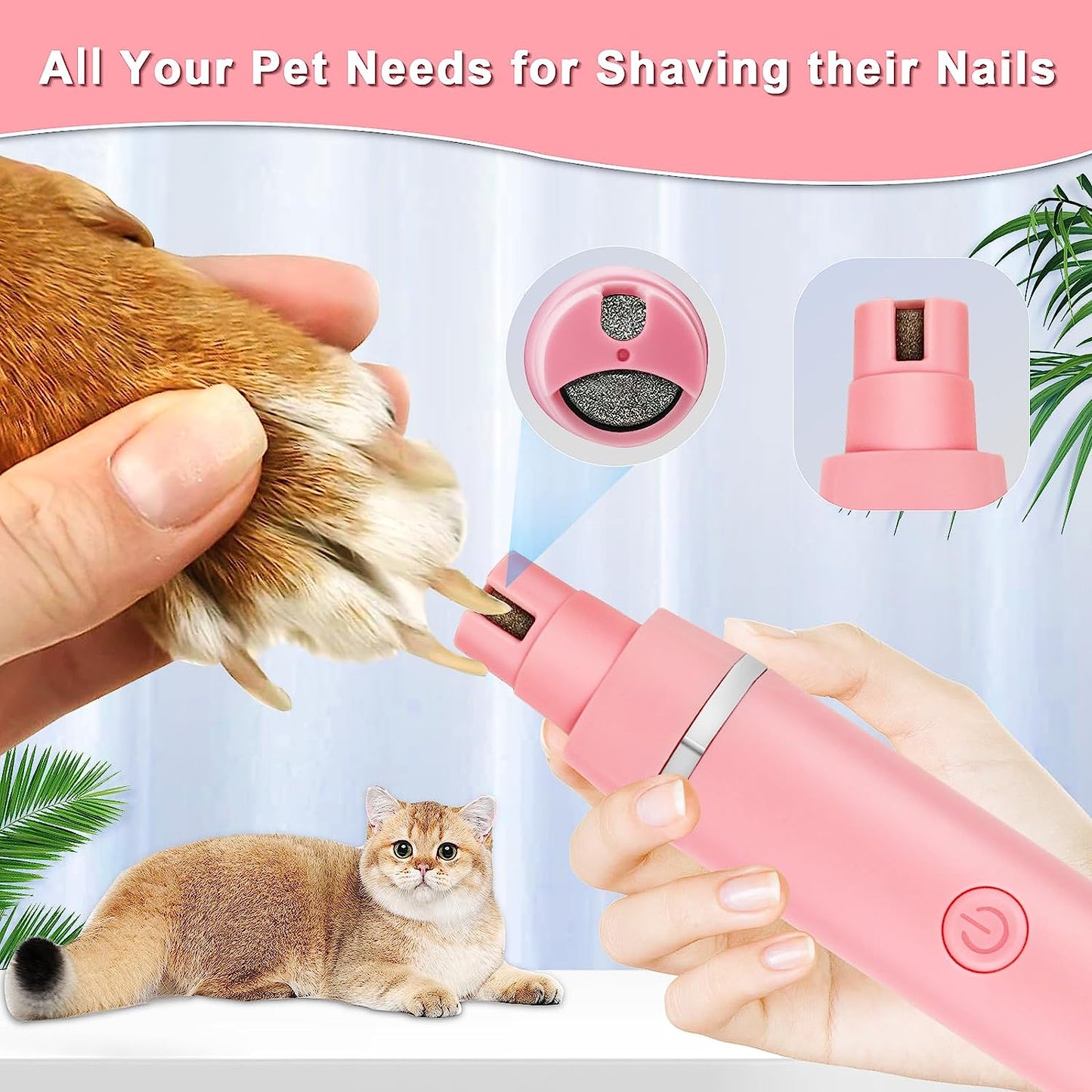 Premium Grooming Clippers Kit Dog Hair Clipper-Low Noise Pet Clippers