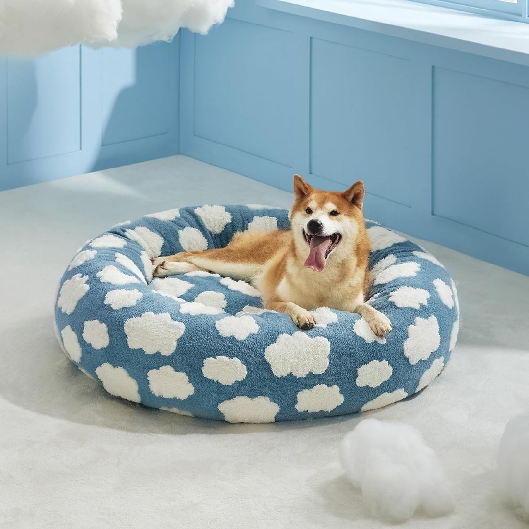 Premium Round Donut Dog Bed