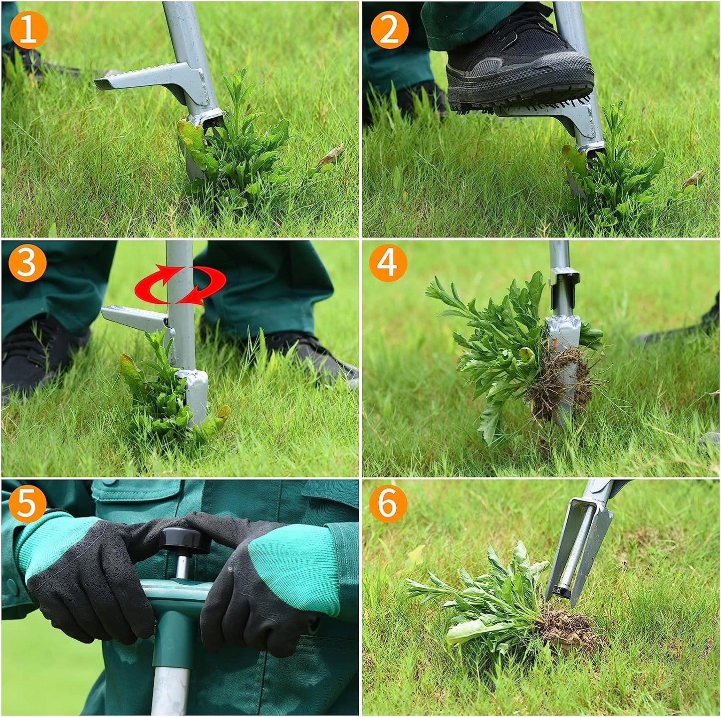 Premium Puller, Stand Up Weeder Manual Weeding Tool