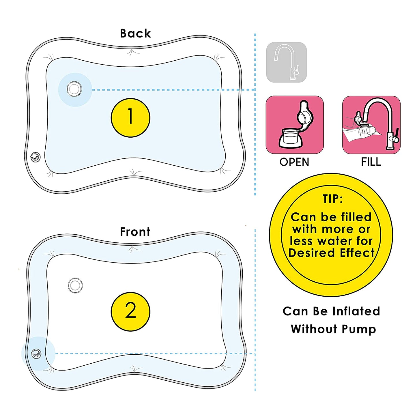 Premium Tummy Time Premium Water mat Infants