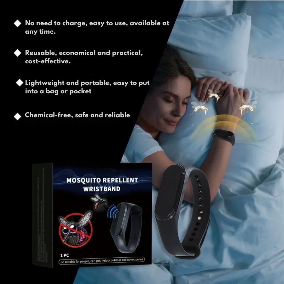 Premium Mosquito Repellent Wristband
