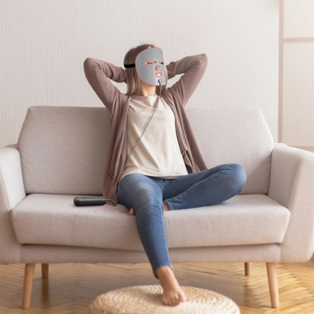 Premium Infrared Therapy Mask with Remote