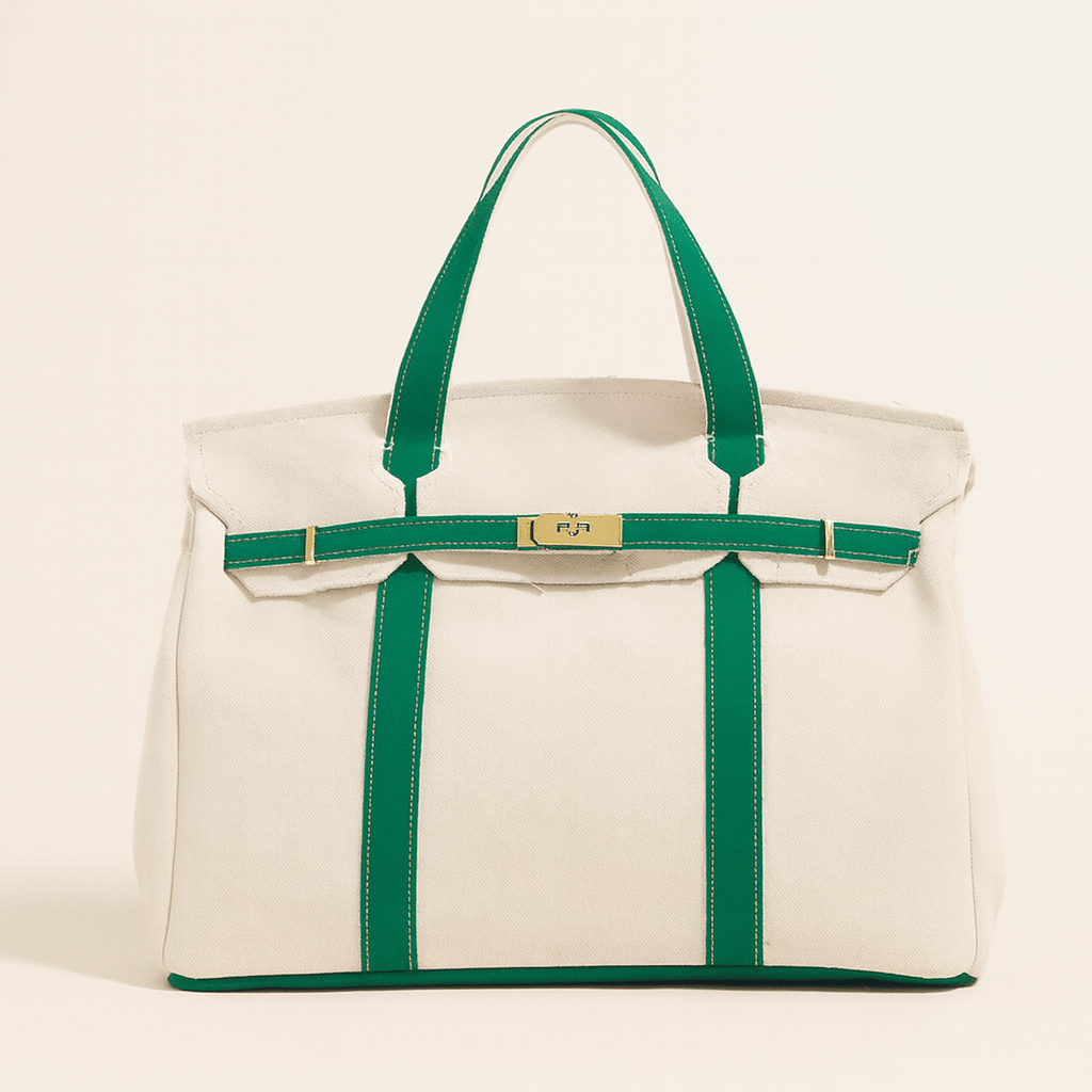 Premium Cotton Tote Bag with Strong Steel Frame