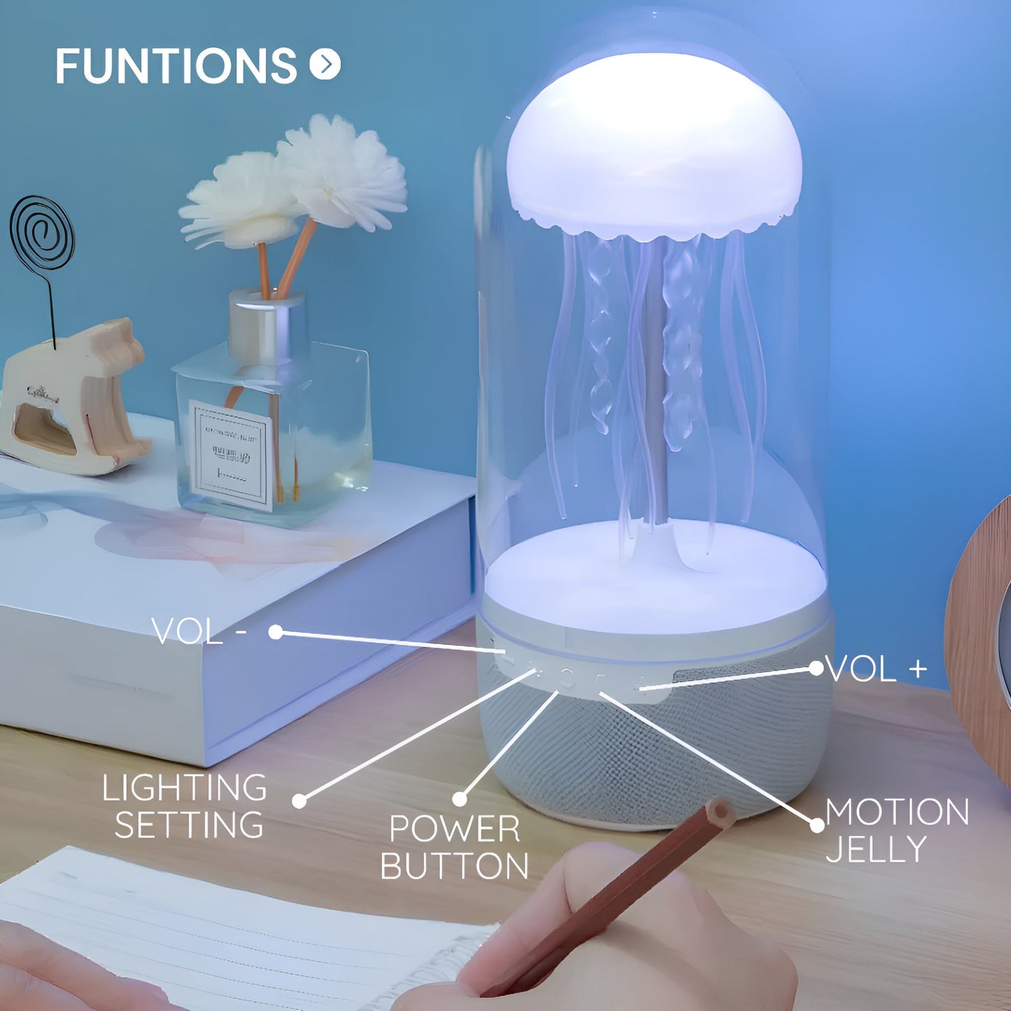 Premium Jellyfish Lamp Speaker