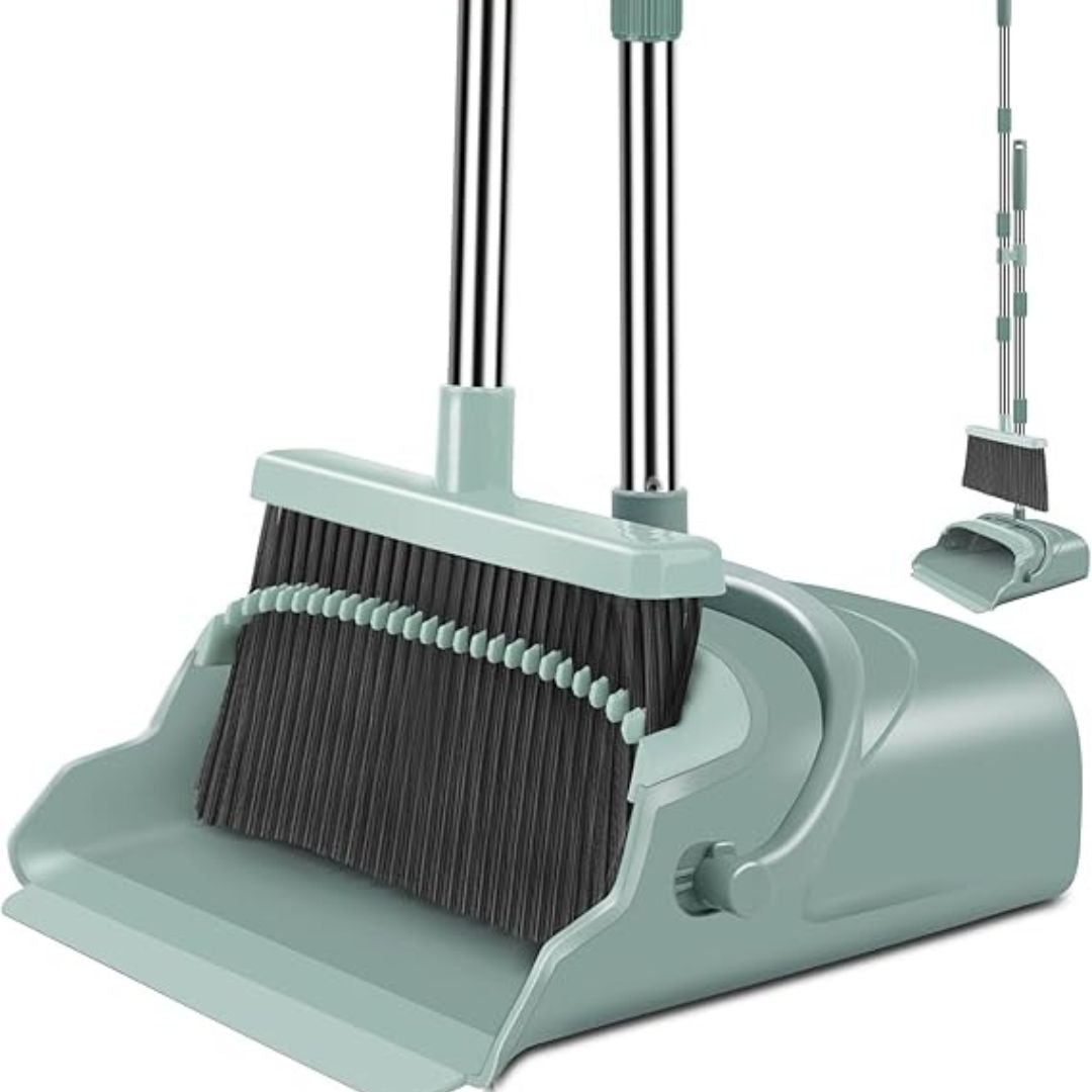 Premium Broom and Dustpan Set