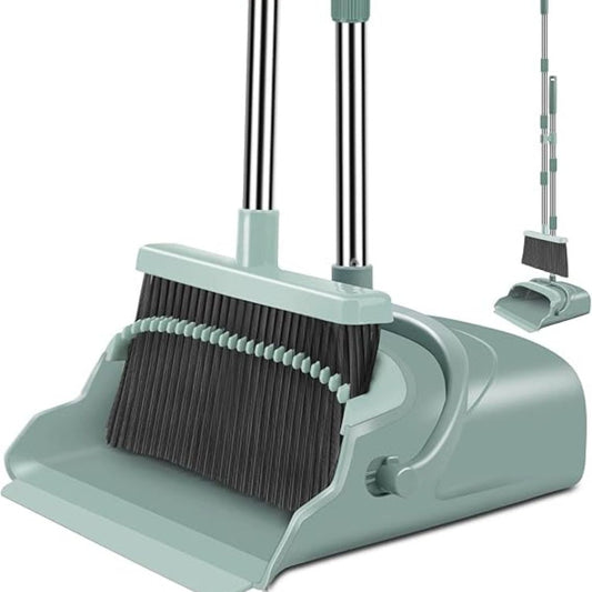 Premium Broom and Dustpan Set
