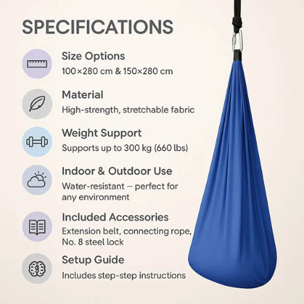 Premium Needs Autism Swing Hammock for Kids