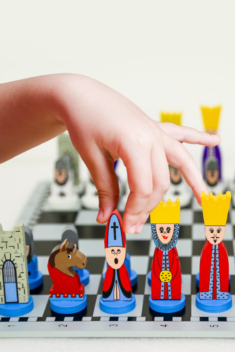 Premium Educational Wooden Chess Board Game Set
