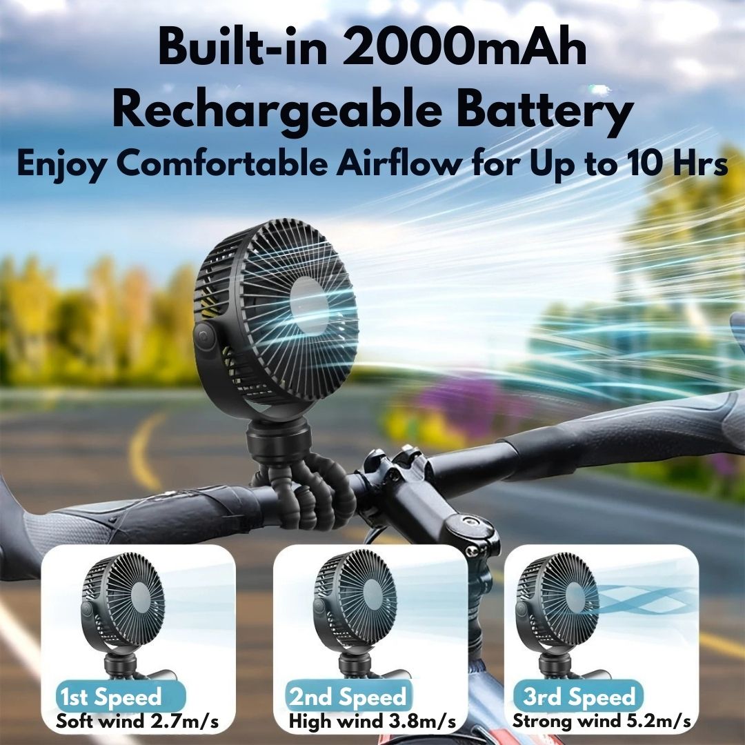 Premium Portable Stroller Fan