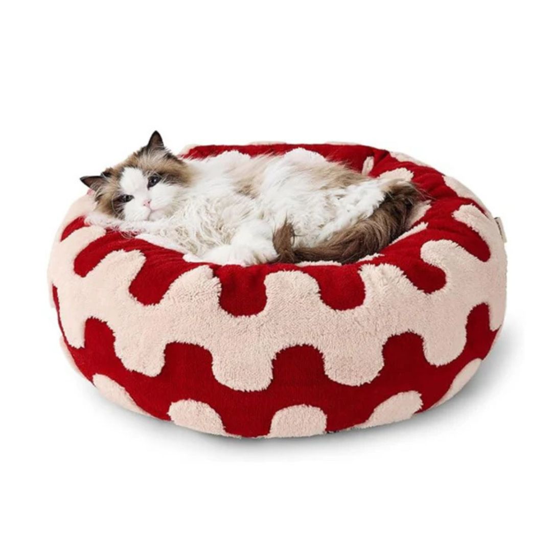 Premium Round Donut Dog Bed