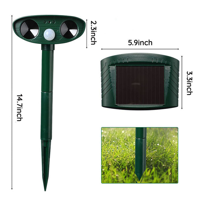 Premium Motion Sensor Animal Repeller for Garden Protection
