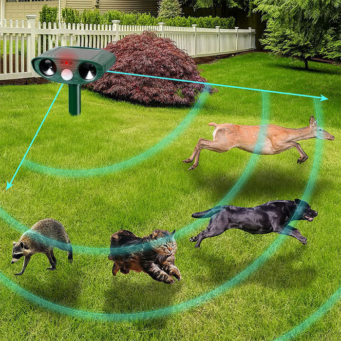 Premium Motion Sensor Animal Repeller for Garden Protection