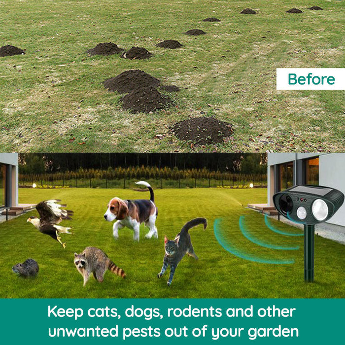 Premium Motion Sensor Animal Repeller for Garden Protection