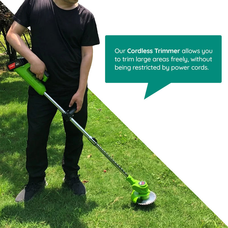 Premium Cordless Rechargeable Lawn Trimmer