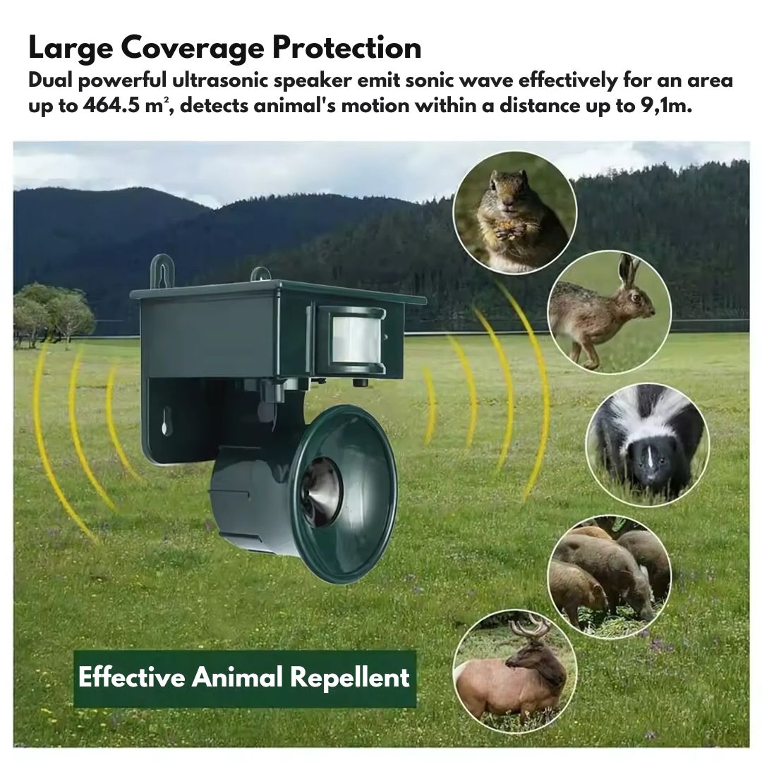 Premium Sensor Bird Repeller & Scarer