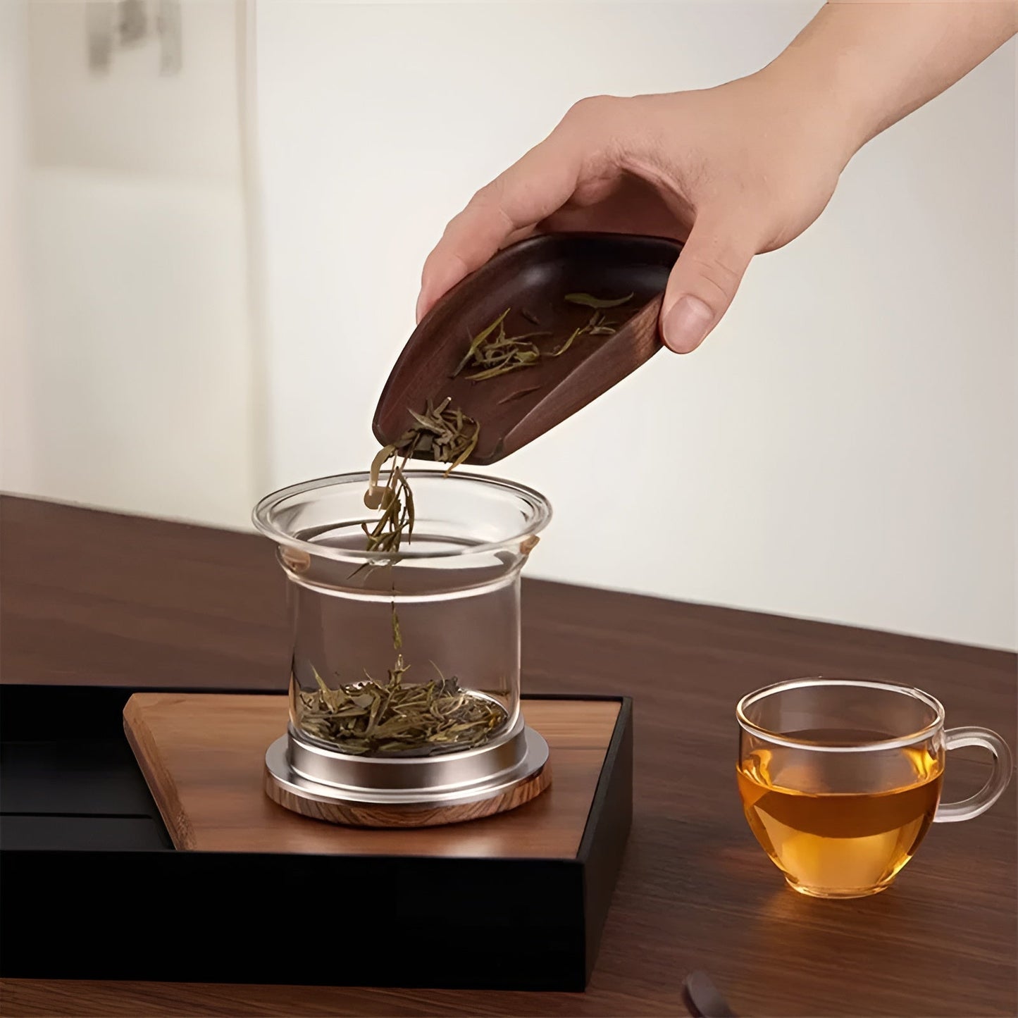 Premium Teapot with Wooden Handle