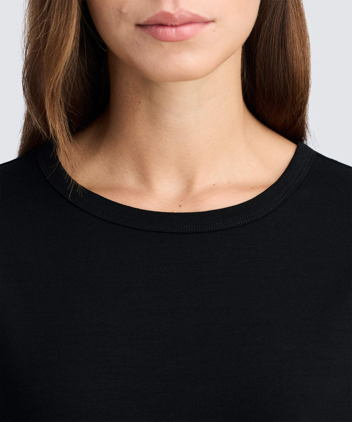 Women's Relaxed Merino Crew Neck T-Shirt