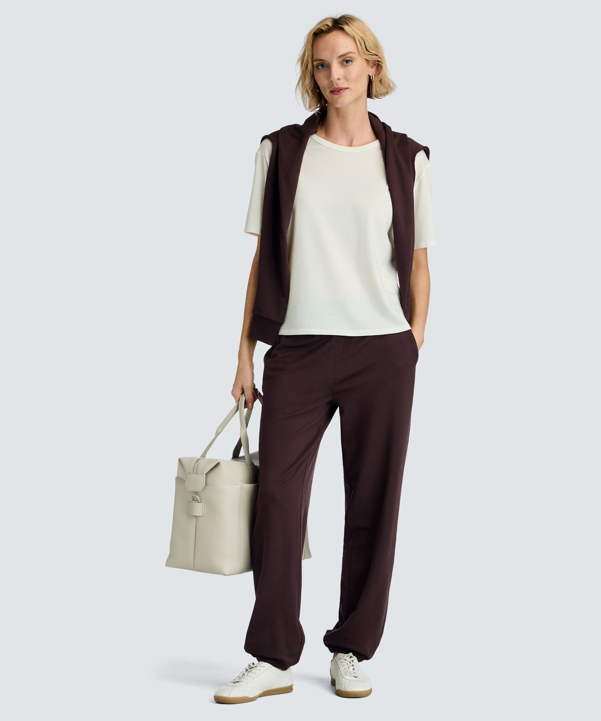 Women's Relaxed Merino Crew Neck T-Shirt
