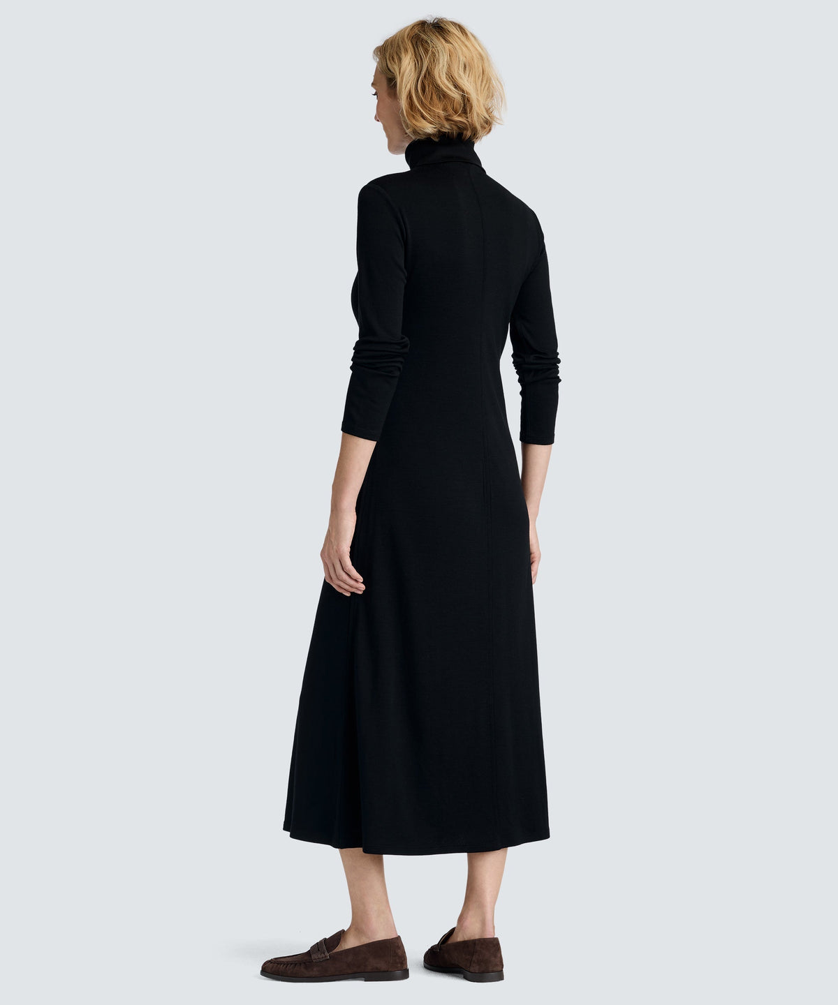 Women’s Merino Long Sleeve Turtleneck Dress