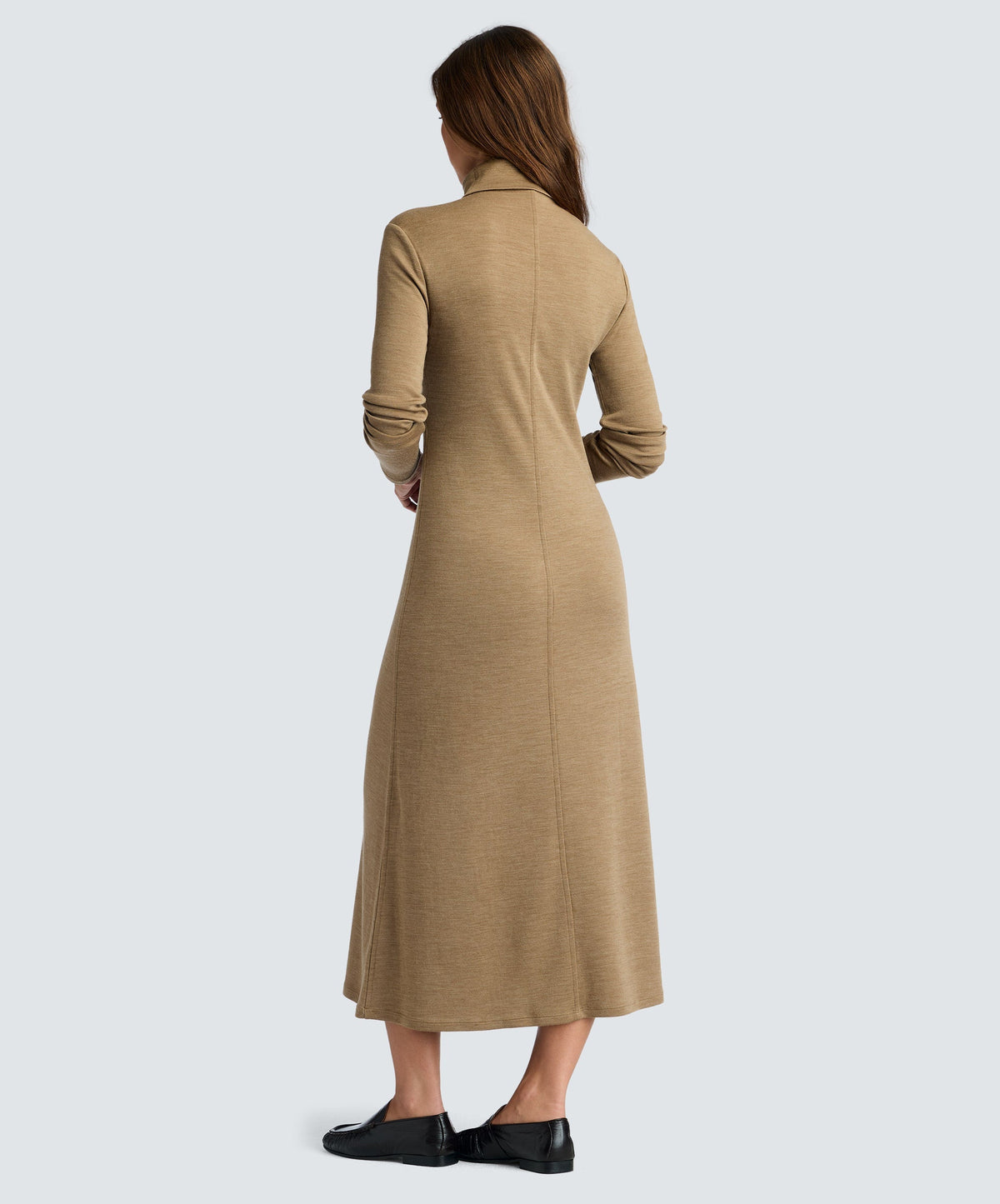 Women’s Merino Long Sleeve Turtleneck Dress