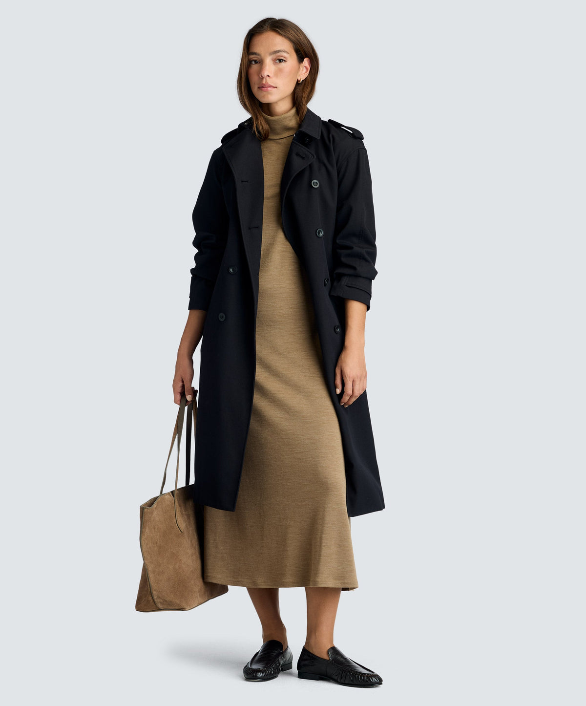 Women’s Merino Long Sleeve Turtleneck Dress