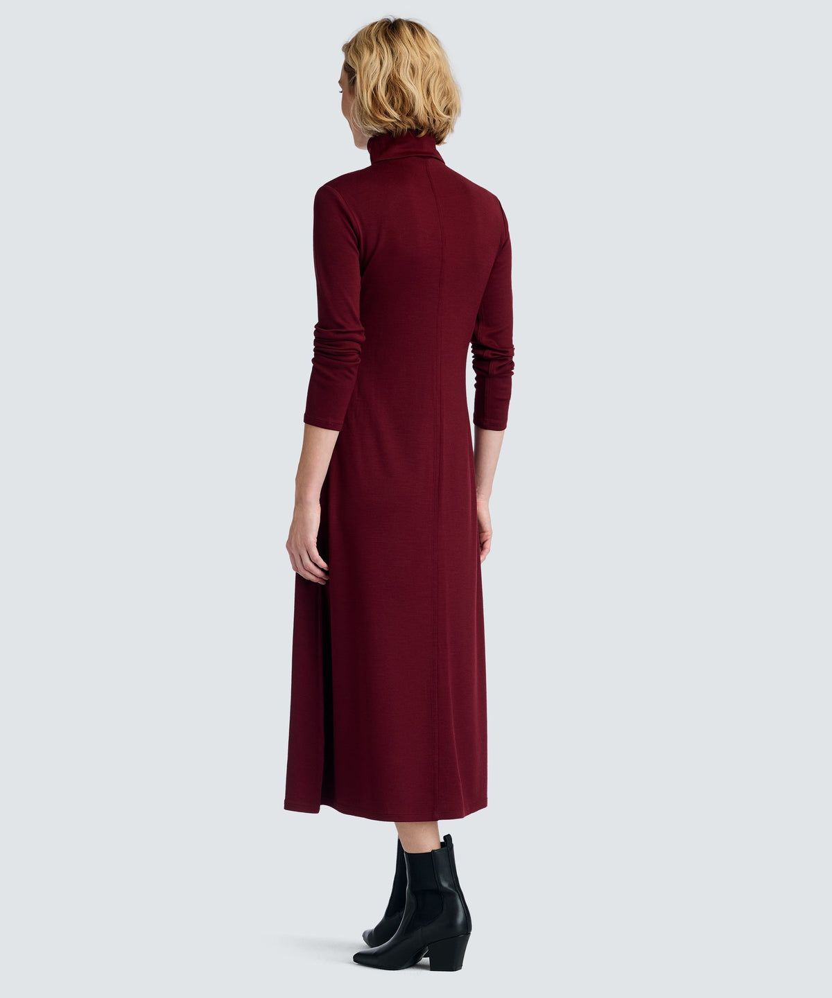 Women’s Merino Long Sleeve Turtleneck Dress