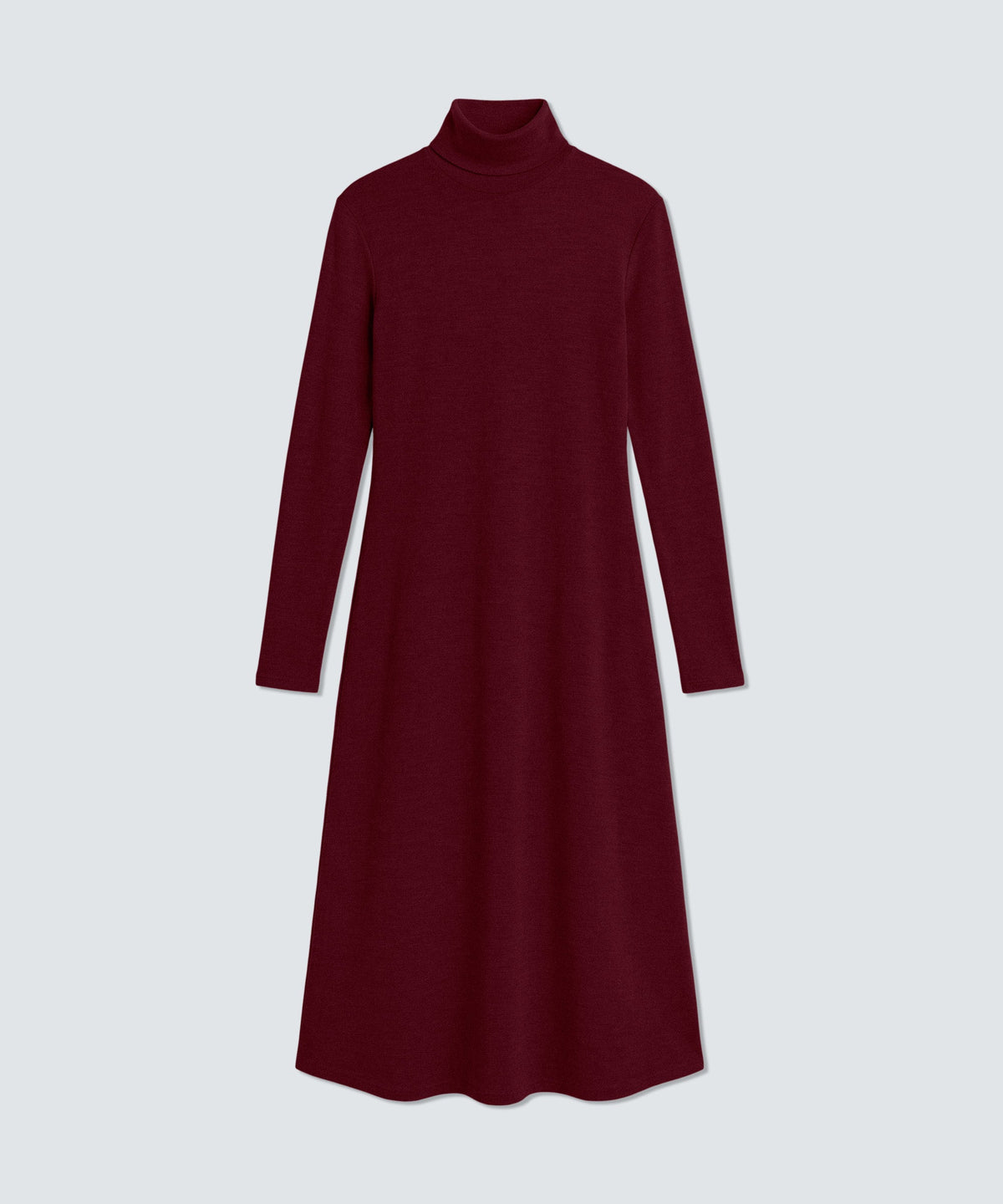 Women’s Merino Long Sleeve Turtleneck Dress
