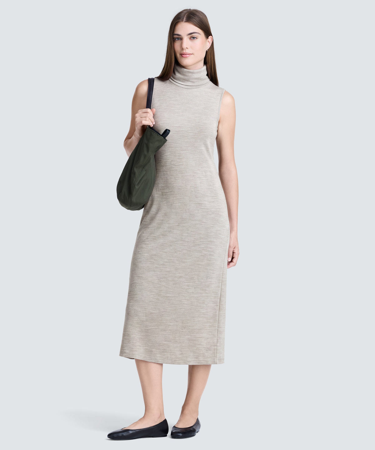 Women's Merino Turtleneck Dress