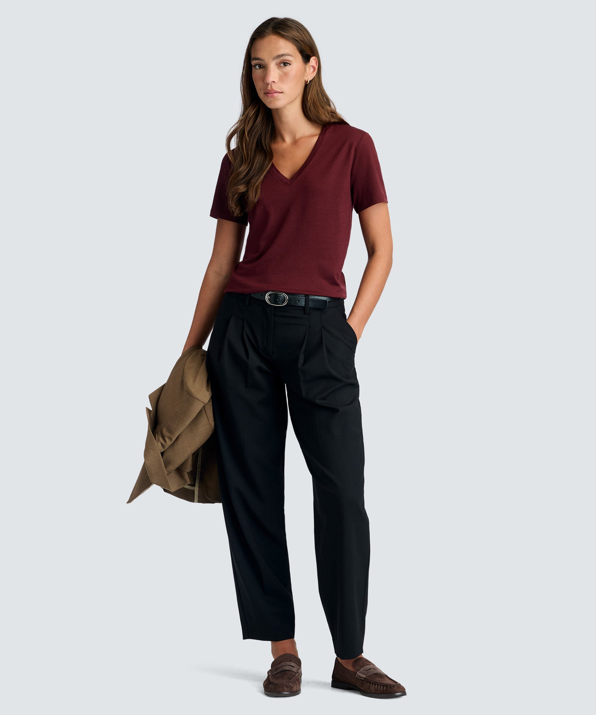 Women's Merino V-Neck T-Shirt