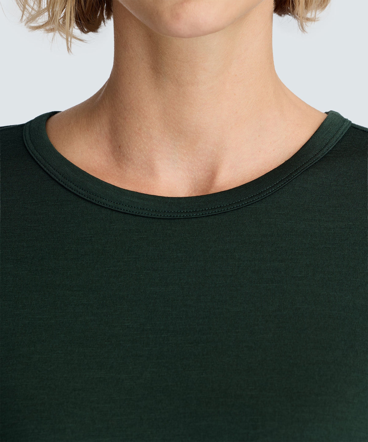 Women's Relaxed Merino Crew Neck T-Shirt